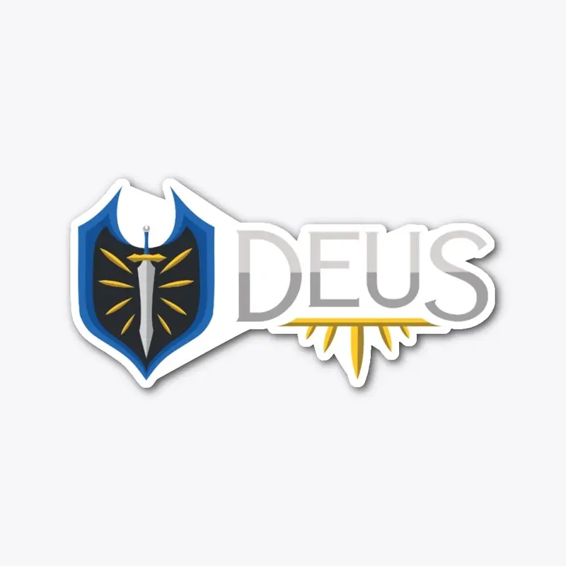 DEUS Logo Sticker (Horizontal)