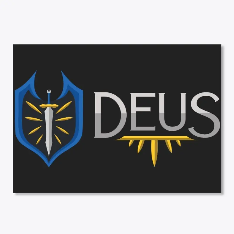 DEUS Logo Sticker (Horizontal)