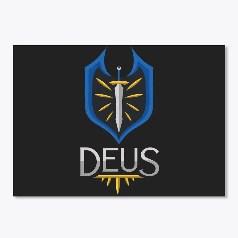 DEUS Logo Sticker (Vertical)