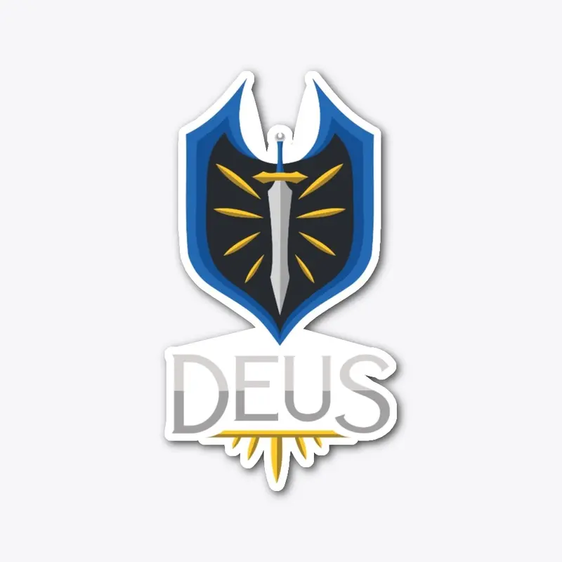 DEUS Logo Sticker (Vertical)